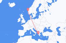 Flights from Kefallinia to Bergen