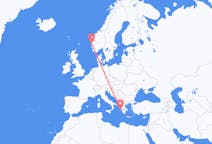 Flights from Cephalonia, Greece to Bergen, Norway