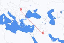 Flyrejser fra Rafha, Saudi-Arabien til Sibiu, Rumænien