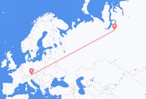 Flights from Novy Urengoy, Russia to Salzburg, Austria