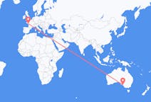 Flyreiser fra Adelaide, Australia til Nantes, Frankrike