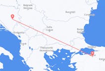 Flyreiser fra Bursa, Tyrkia til Sarajevo, Bosnia-Hercegovina