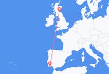 Flights from Faro in Portugal to Edinburgh in Scotland