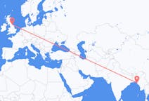 Flights from Cox's Bazar, Bangladesh to Durham, England, the United Kingdom