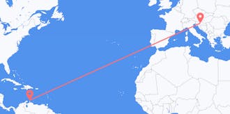 Flights from Aruba to Croatia