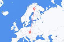 Flights from Budapest to Rovaniemi