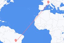 Flights from Goiânia to Turin