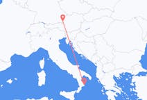 Vluchten van Salzburg naar Crotone