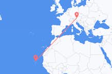 Flyg från Sal, Kap Verde till Salzburg