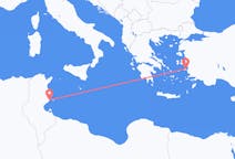 Flyreiser fra Sfax, Tunisia til Samos, Hellas