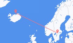 아이슬란드, 그림지에서 출발해 아이슬란드, 그림지로 가는 항공편