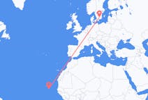 Flights from Praia to Växjö