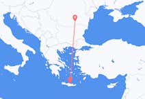 Flyg från Heraklion, Grekland till Bukarest, Rumänien