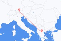 Vluchten van Kozani naar Innsbruck