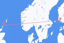Loty z miasta North Ronaldsay do miasta Turku
