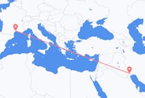 เที่ยวบิน จาก บัสรา, อิรัก ไปยัง มงเปอลีเย, ฝรั่งเศส