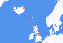 Vluchten van Egilsstaðir naar Doncaster