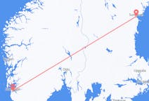 Flyg från Stavanger, Norge till Sundsvall, Sverige