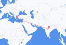 Flights from Nagpur, India to Santorini, Greece