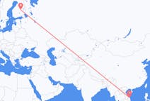 Flyg från Chu Lai, Vietnam till Kuopio, Finland