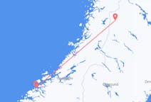 Fly fra Hemavan til Kristiansund