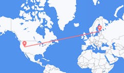 Flyreiser fra Elko, USA til Tallinn, Estland
