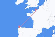 Flyreiser fra Deauville, til La Coruña