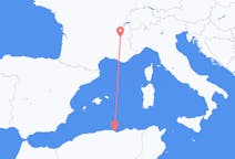 Flyg från Béjaïa, Algeriet till Grenoble, Frankrike