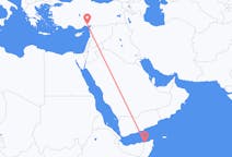 Flyreiser fra Bosaso, Somalia til Adana, Tyrkia