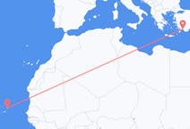 Flights from Boa Vista, Cape Verde to Dalaman, Turkey