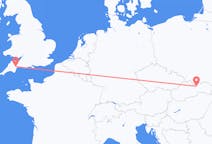 Flights from Poprad, Slovakia to Exeter, the United Kingdom