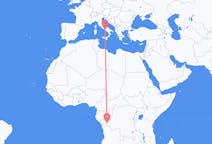 Flyg från Brazzaville, Kongo-Brazzaville till Neapel, Italien