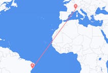 Flyrejser fra Aracaju, Brasilien til Torino, Italien