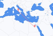 이집트 소하그에서 출발해 이탈리아 나폴리로(으)로 가는 항공편