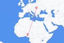 Flyreiser fra Asaba, Nigeria til Oradea, Romania
