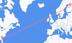 Flights from Jacksonville to Kajaani