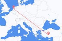 Flyreiser fra Konya, til Amsterdam