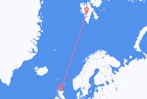Vluchten van Inverness naar Spitsbergen