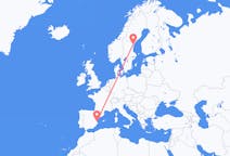 Flights from Sundsvall, Sweden to Valencia, Spain