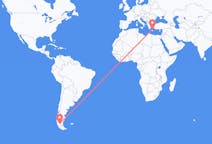 Flyrejser fra Puerto Natales til Santorini