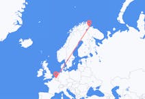 Loty z Kirkenes, Norwegia do Brukseli, Belgia