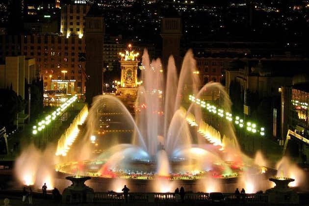 Barcelona Bästa Visningar: Gamla stan, Kabelbil, Montjuic Castle & Magic Fountain Show