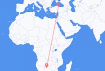 Flights from Maun, Botswana to Amasya, Turkey