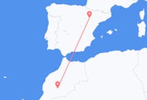 Vluchten van Ouarzazate naar Zaragoza
