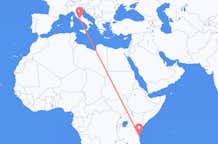 Flights from Zanzibar to Rome