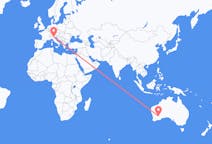 Flyrejser fra Kalgoorlie, Australien til Verona, Italien