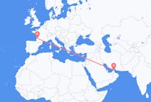 Flights from Ras al-Khaimah, United Arab Emirates to Bordeaux, France