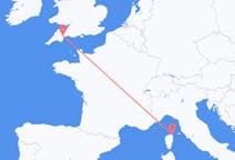 Flights from Bastia, France to Exeter, the United Kingdom