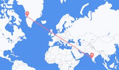 出发地 印度胡布利目的地 格陵兰伊卢利萨特的航班