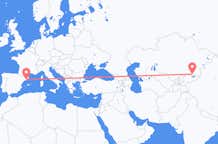Flights from Almaty to Barcelona